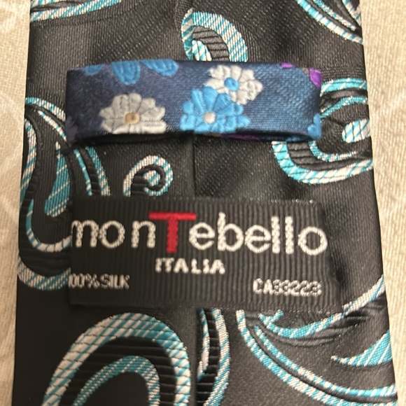 Men’s Montebello Silk Tie - Picture 3 of 5